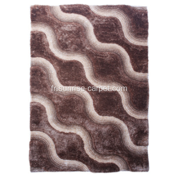 Motif mélangé de tapis de design moderne et époustouflant